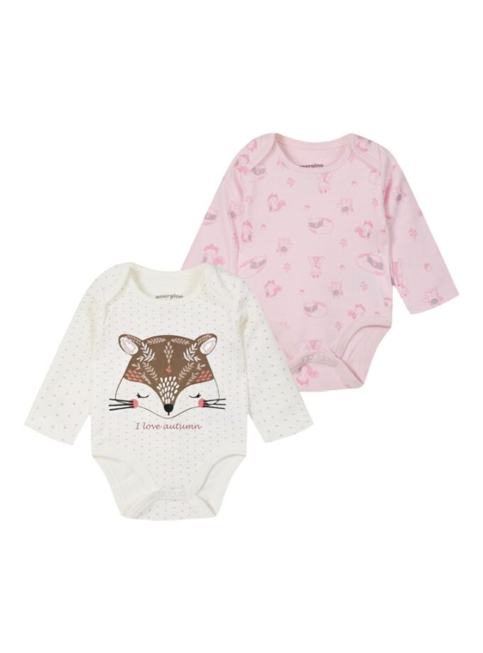 Energiers Βρεφικό σετ 2 βαμβακερά φορμάκια