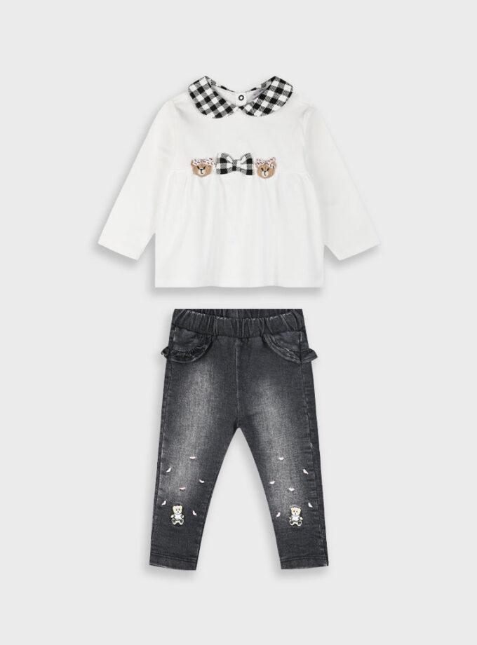 Energiers Βρεφικό σετ με ελαστικό τζίν