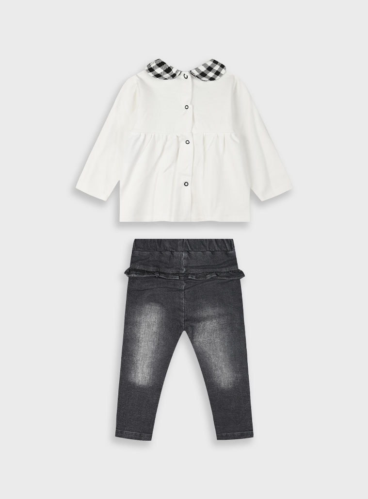 Energiers Βρεφικό σετ με ελαστικό τζίν - Image 2