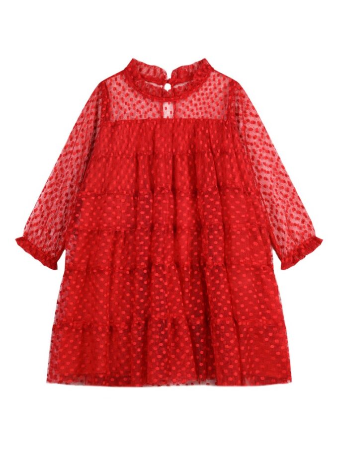 Energiers Φόρεμα με κεντημένα πουά