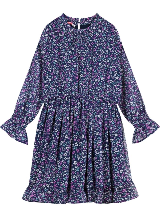 Energiers Φλοράλ φόρεμα για κορίτσι με σφυγγοφολιά και φραμπαλά