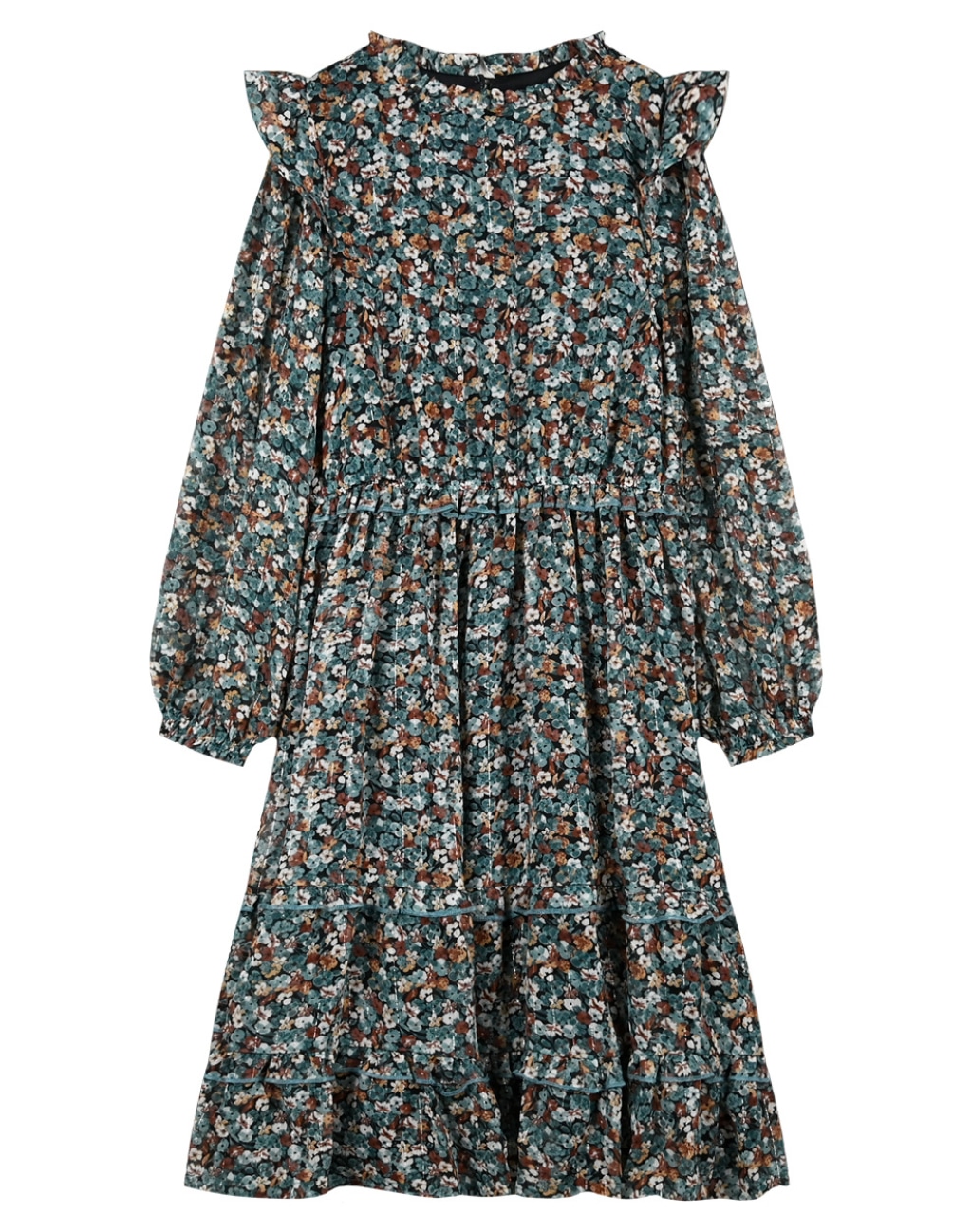 Energiers Φλοράλ φόρεμα με φραμπαλά