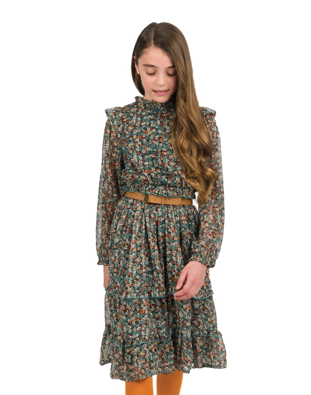 Energiers Φλοράλ φόρεμα με φραμπαλά - Image 2