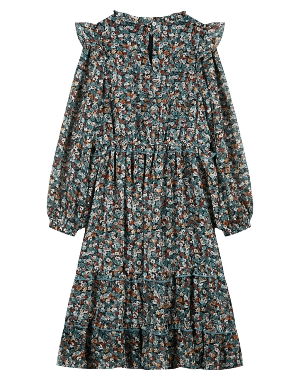 Energiers Φλοράλ φόρεμα με φραμπαλά - Image 3