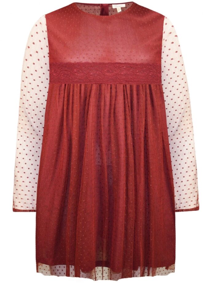 Energiers Φόρεμα με πουά διαφάνεια