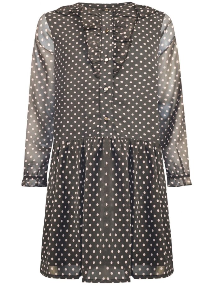 Energiers Φόρεμα πουά με διακοσμητικά βολάν