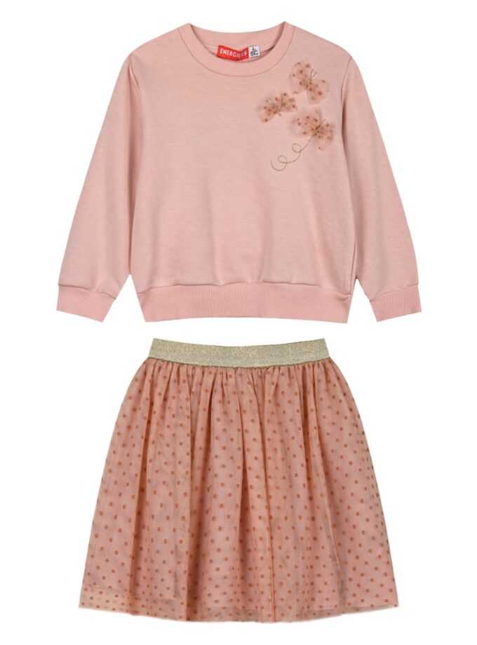 Energiers Σετ μπλούζα φούτερ με τούλινι φούστα