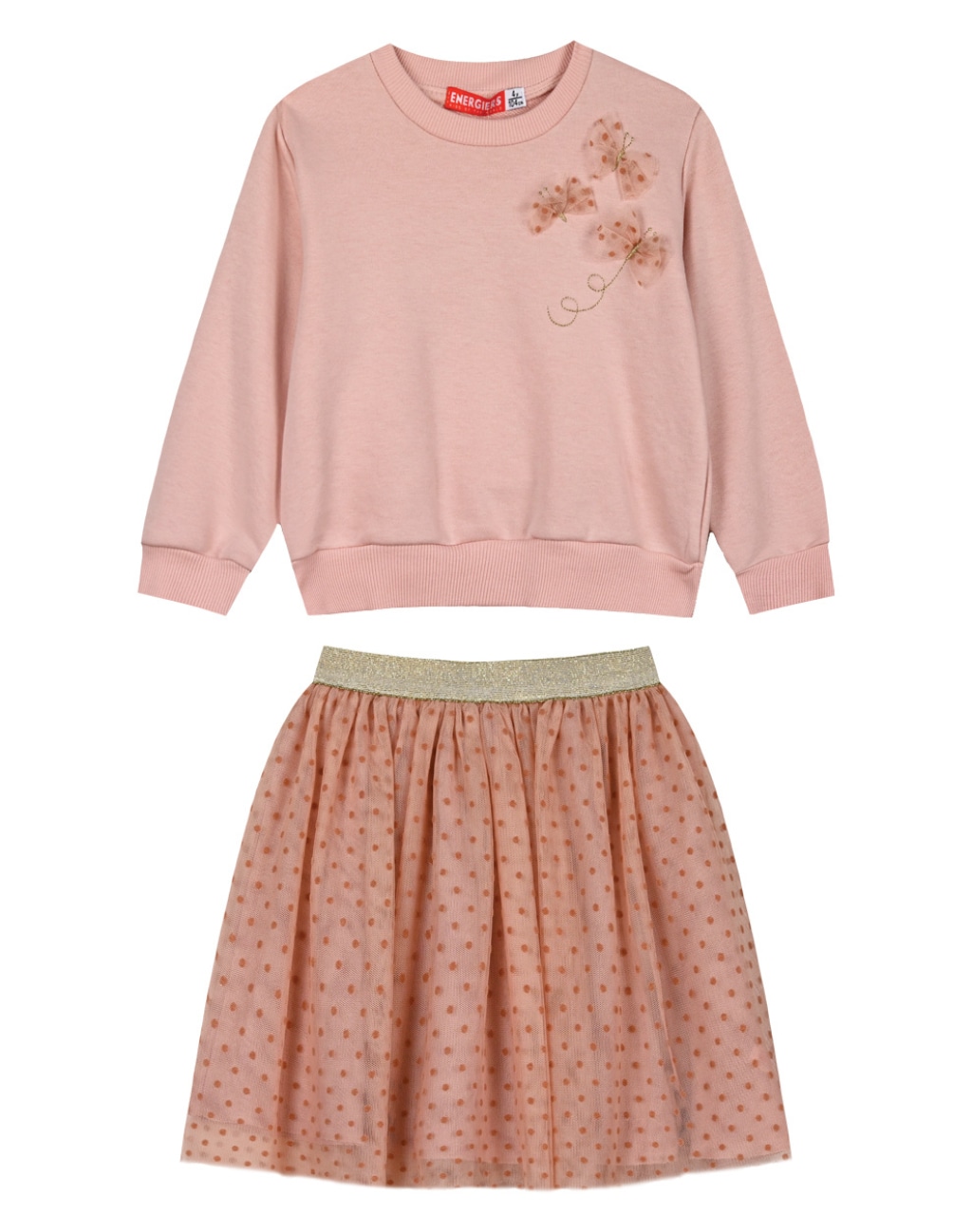 Energiers Σετ μπλούζα φούτερ με τούλινι φούστα