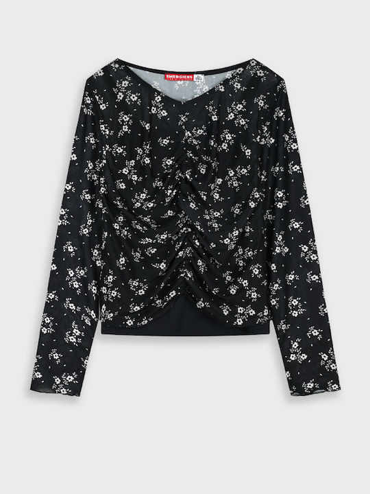 Energiers Εμπριμέ Μπλούζα Μακρυμάνικη