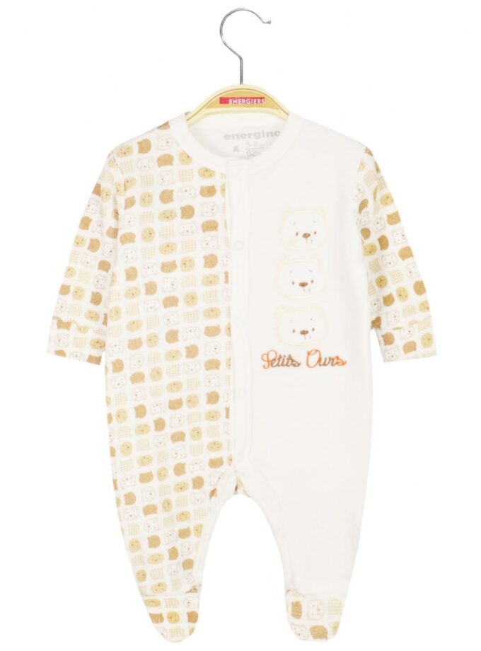 Energiers Φορμάκι βελουτέ με κέντημα αρκουδάκια