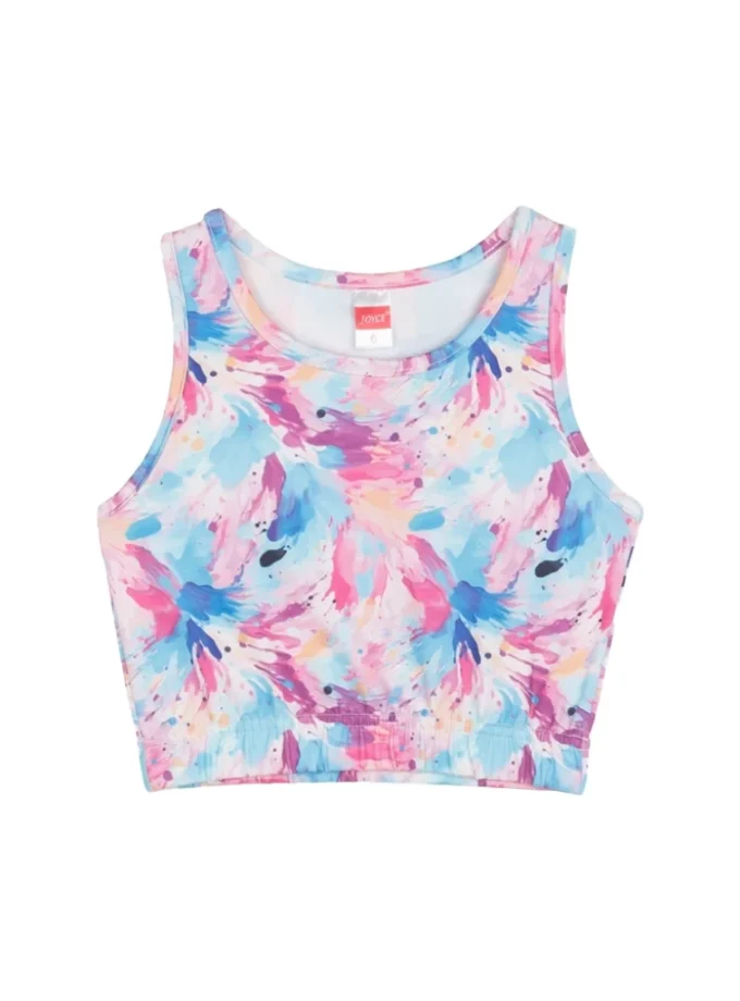 Joyce Παιδικό Crop Top Αμάνικο