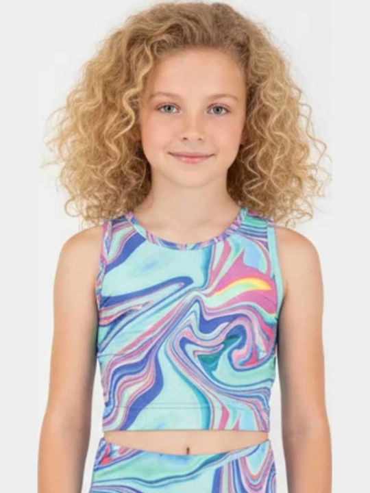 Joyce Παιδικό Crop Top Αμάνικο